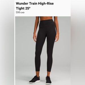 SOLD Black Wunder Train Legging